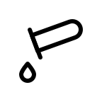 Symbol for å vise at skiferen fra Minera tåler salt- og syre